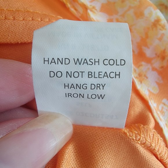 Sienna Sky Dress Orange Floral NWT Size M - Picture 7 of 7